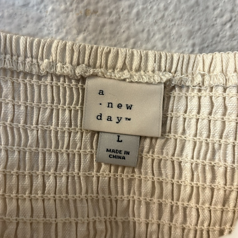 NWT A New Day button down tank top size large - Picture 4 of 7